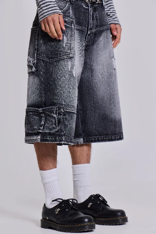 Washed Black Mason Jorts