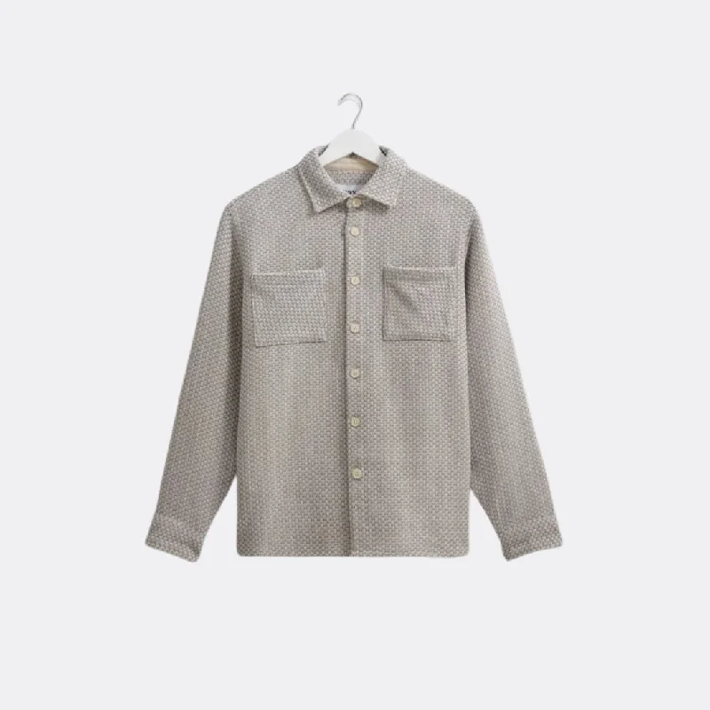 Whiting Overshirt Stepney (Blue + Ecru)