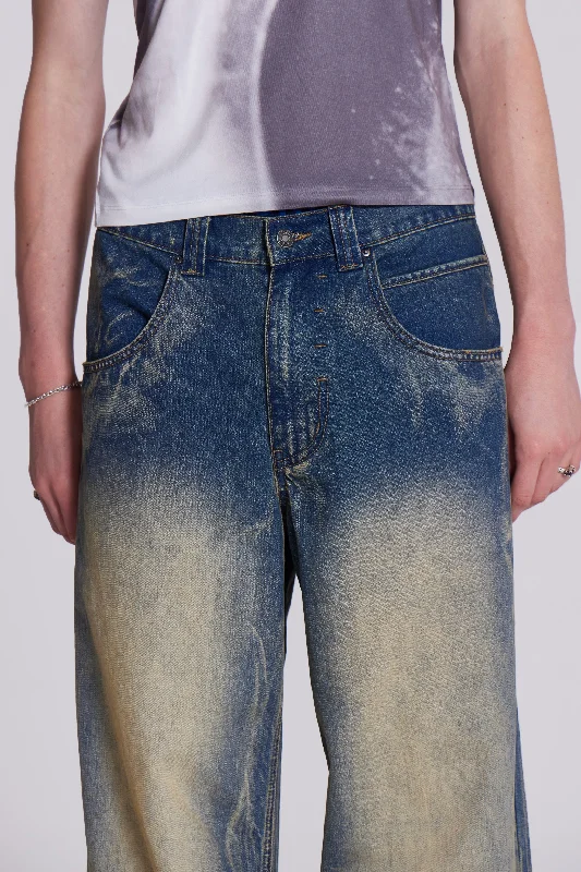 Blue Ethereal Colossus Jeans