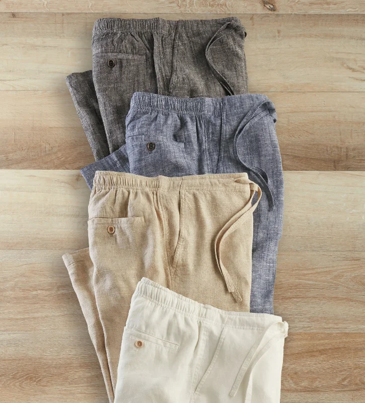 Patrick James Linen Drawstring Pants