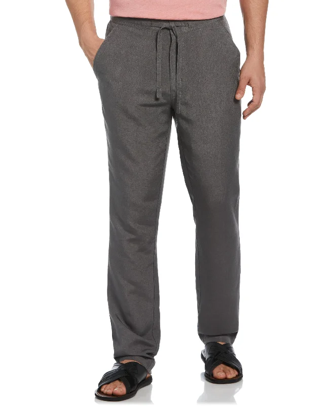 Big & Tall Linen-Blend Core Drawstring Pants