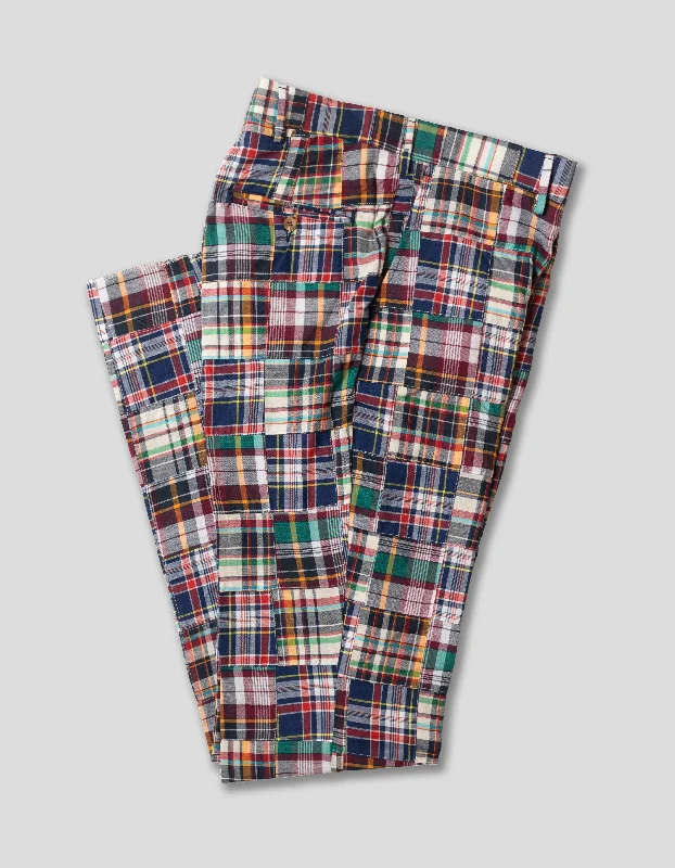 PATCH MADRAS TROUSERS - MULTI