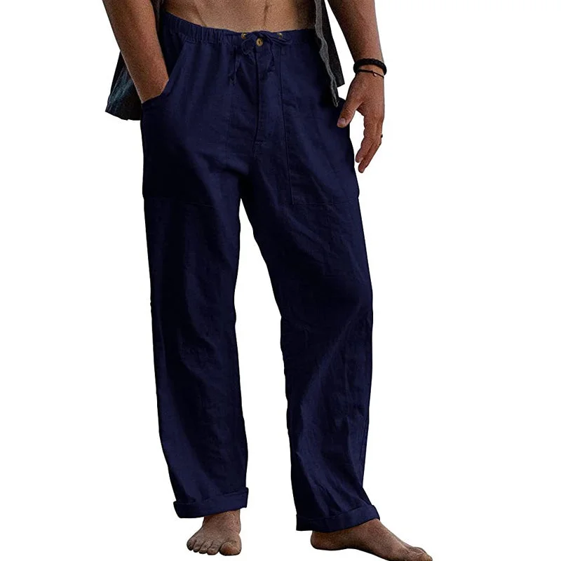 mens-casual-solid-color-cotton-linen-pants-10162865y