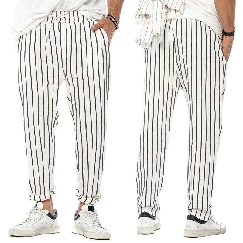 mens-vertical-striped-cotton-and-linen-straight-loose-trendy-casual-trousers-38653954z