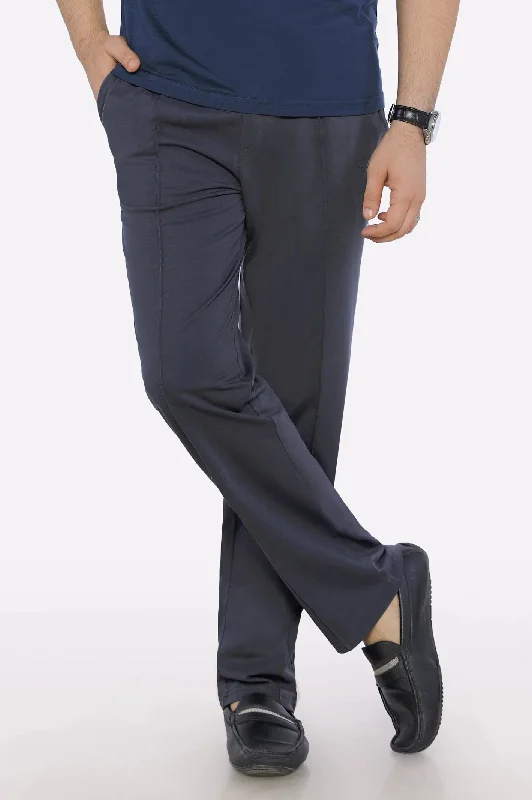 Dark Grey Causal Knitted Trouser