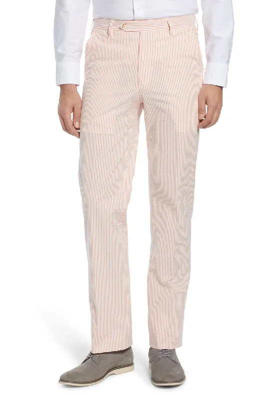 Seersucker Pant<br>Flat Front<br>Regular Rise