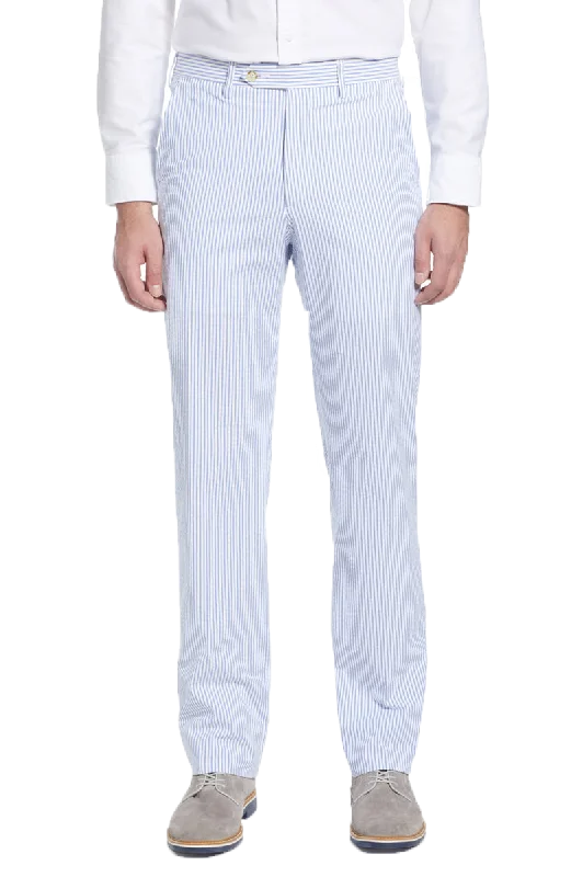 Seersucker Pant<br>Flat Front<br>Regular Rise