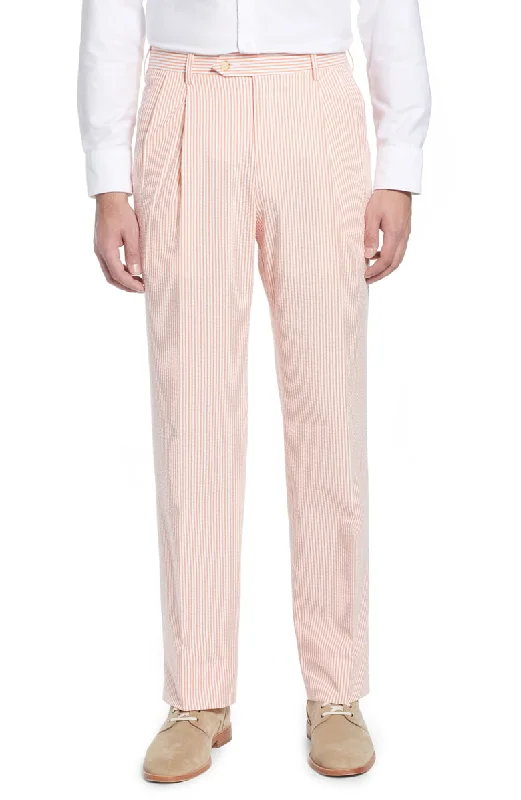 Seersucker Pant<br>Pleated<br>Regular Rise