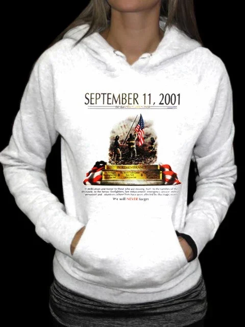 9/11 Never Forget Memorial Hoodie