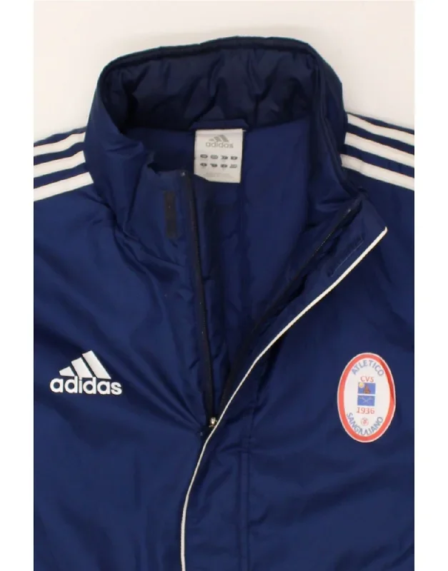 adidas-mens-windbreaker-coat-size-42-44-large-navy-blue-polyester