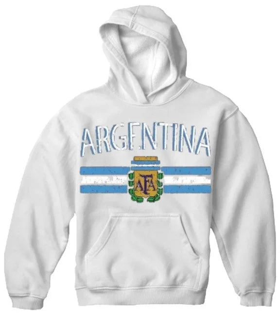 Argentina Vintage Flag International Hoodie