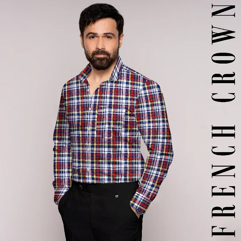 bright-white-with-deep-cove-blue-and-cornell-red-checkered-luxurious-linen-shirt-bw