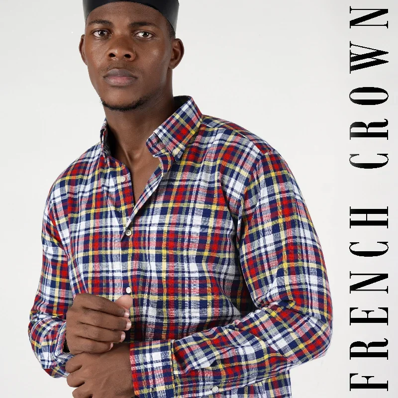 bright-white-with-deep-cove-blue-and-cornell-red-checkered-luxurious-linen-shirt-bw