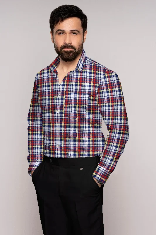 bright-white-with-deep-cove-blue-and-cornell-red-checkered-luxurious-linen-shirt-bw