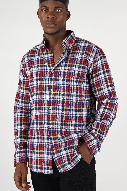 bright-white-with-deep-cove-blue-and-cornell-red-checkered-luxurious-linen-shirt-bw