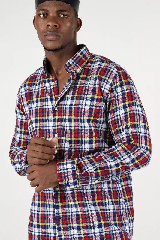 bright-white-with-deep-cove-blue-and-cornell-red-checkered-luxurious-linen-shirt-bw