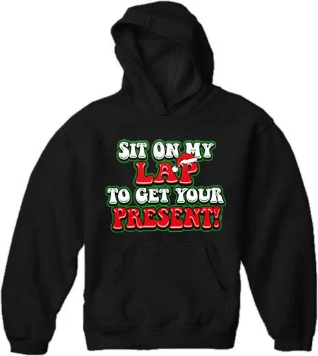 Christmas Hoodies - Sit On My Lap Men's Hoodie