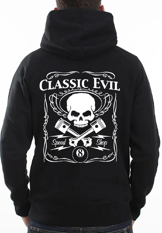 Classic Evil Biker Adult Hoodie