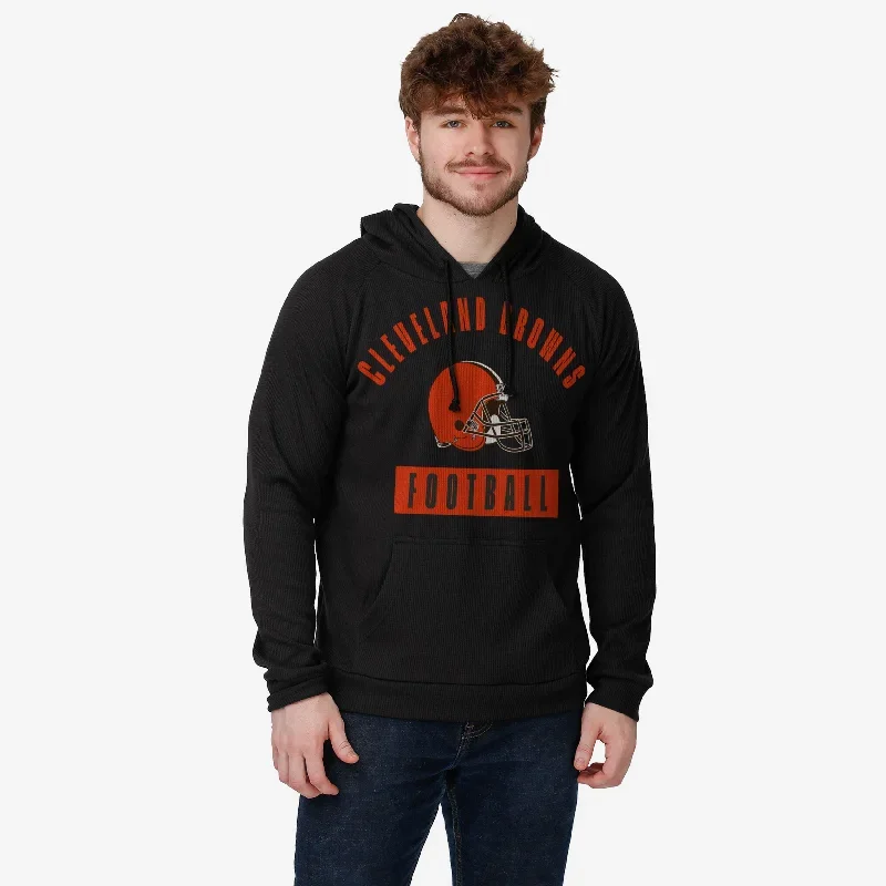 Cleveland Browns Team Color Waffle Hoodie