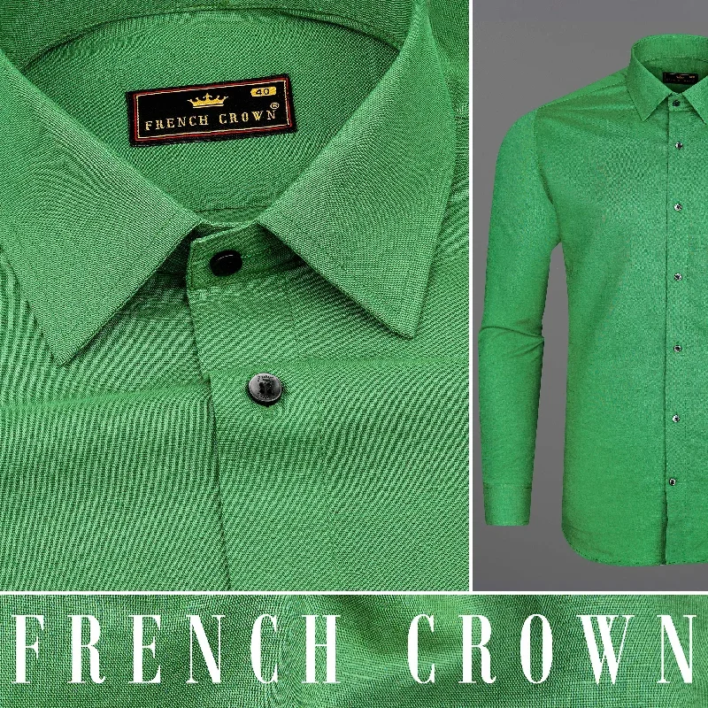 Clover Green Luxurious Linen Shirt