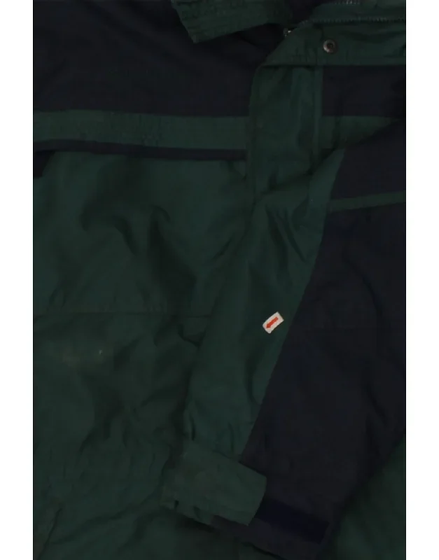 columbia-mens-windbreaker-coat-uk-40-large-green-colourblock-polyester