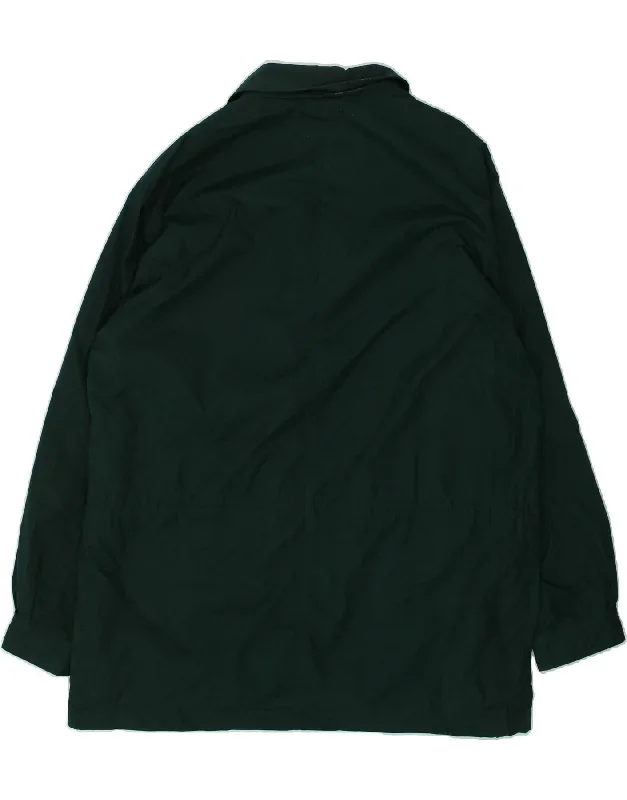 eddie-bauer-mens-windbreaker-coat-uk-42-xl-green-polyester