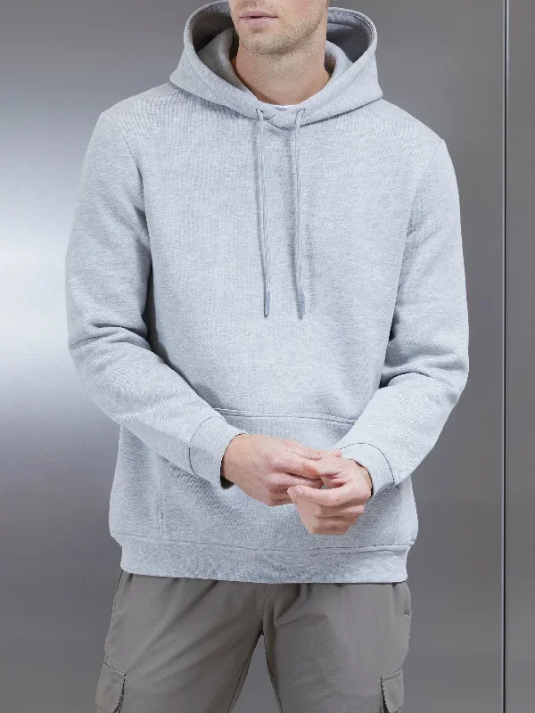 Essential Hoodie in Marl Grey