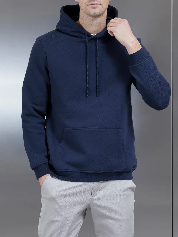 Essential Hoodie in Navy