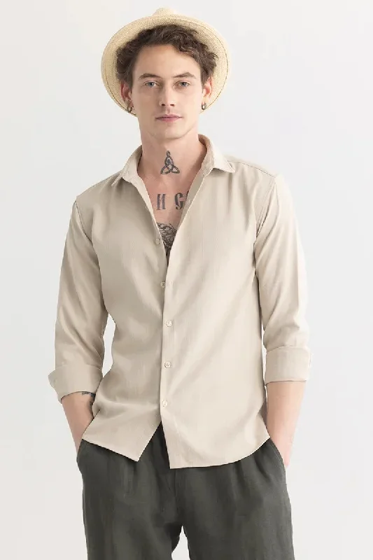 FlexiForm Beige Textured Shirt