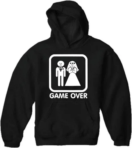 Funny Hoodies - Game Over Adult Hoodie