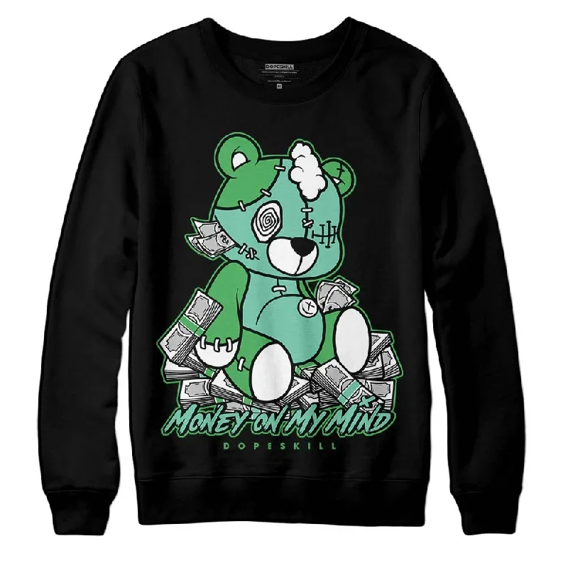 Green Glow 1s DopeSkill Sweatshirt MOMM Bear Graphic