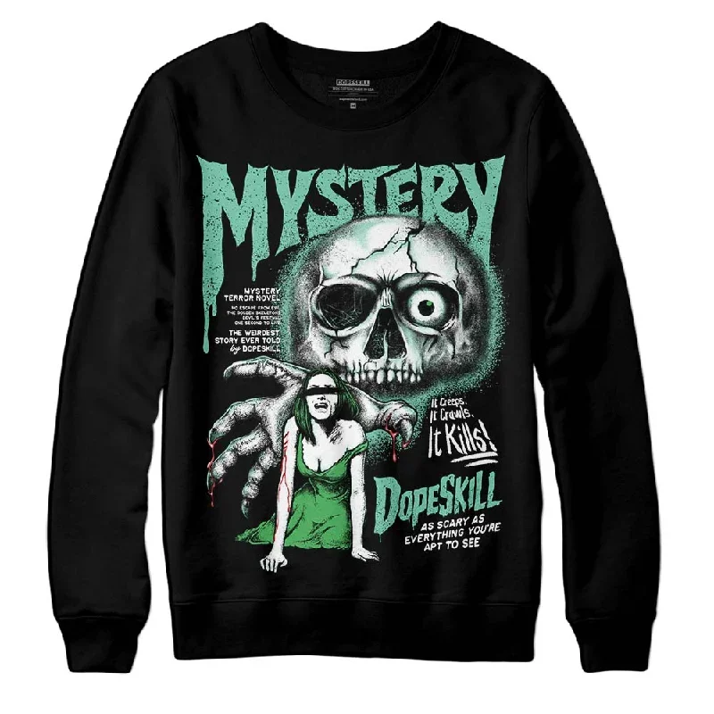 Green Glow 1s DopeSkill Sweatshirt Mystery Ghostly Grasp Graphic