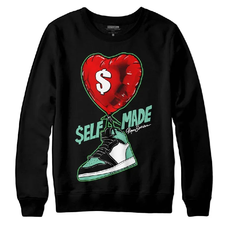 Green Glow 1s DopeSkill Sweatshirt Self Made Graphic