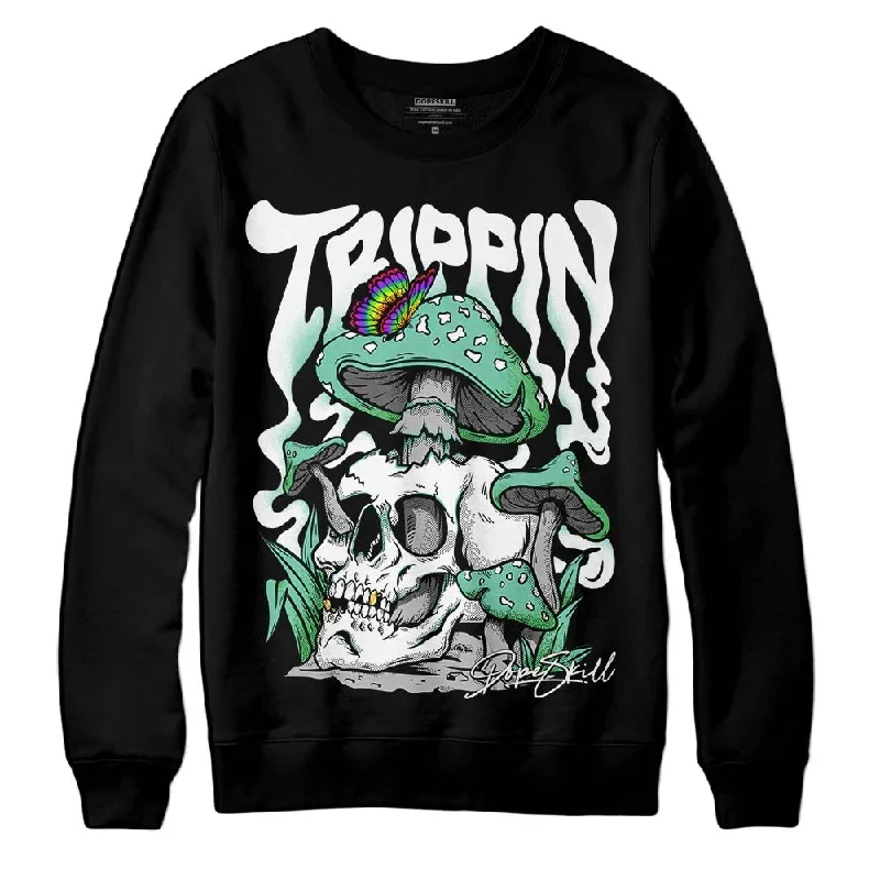 Green Glow 1s DopeSkill Sweatshirt Trippin Graphic