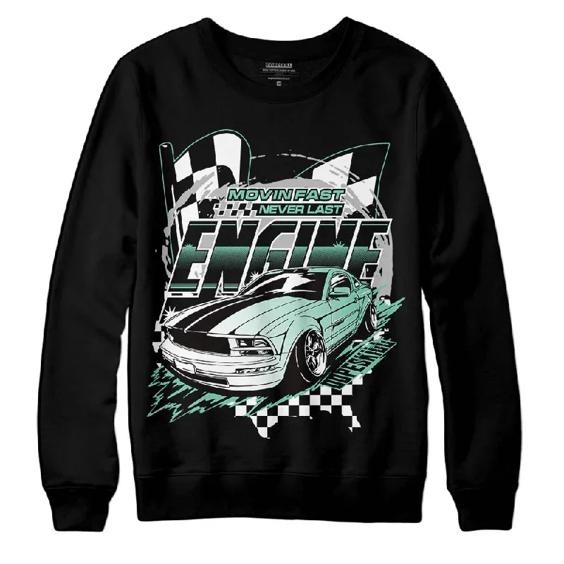 Green Glow 3s DopeSkill Sweatshirt ENGINE Tshirt Graphic