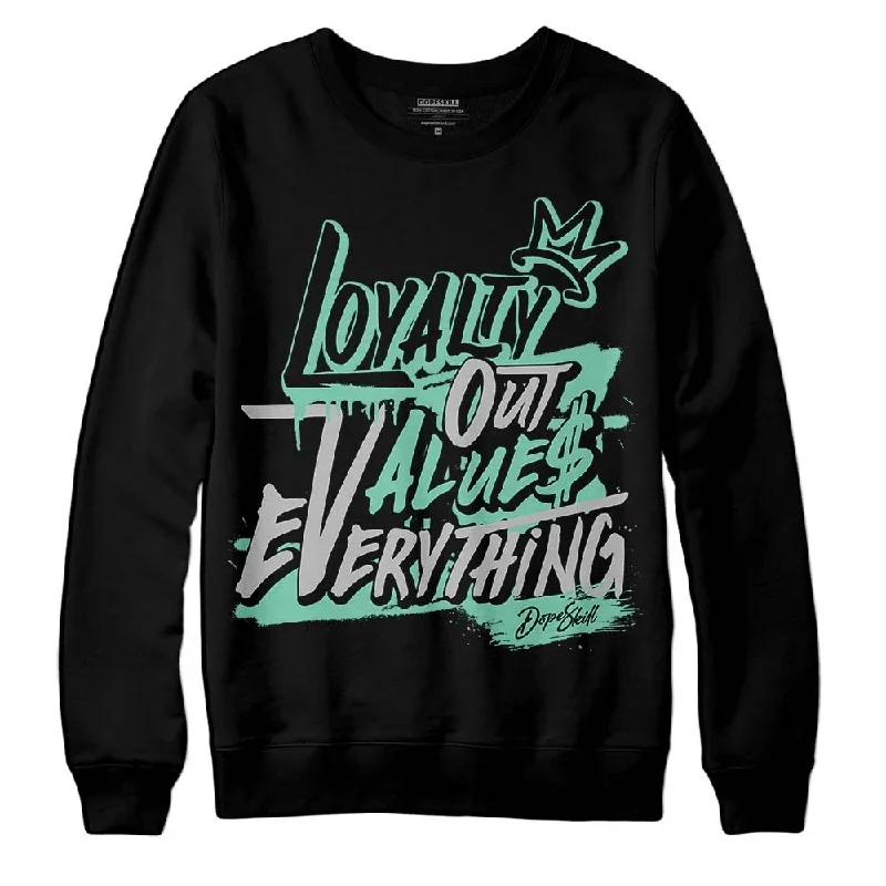 Green Glow 3s DopeSkill Sweatshirt LOVE Graphic