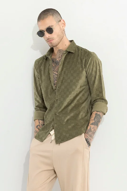 Gridix Olive Shirt