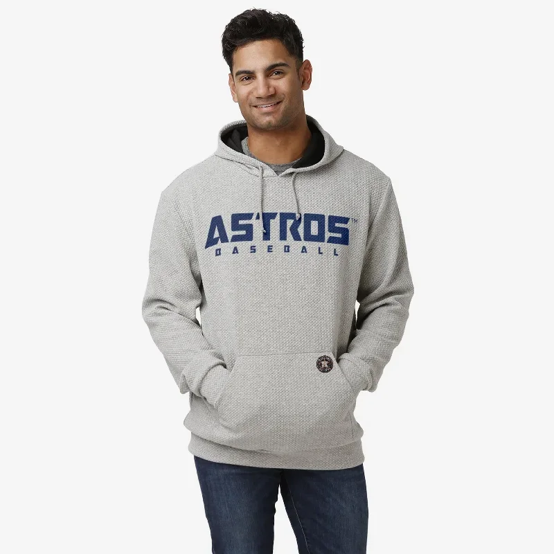 Houston Astros Gray Woven Hoodie