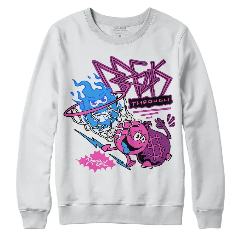 Hyper Violet 4s DopeSkill Sweatshirt Break Through Graphic