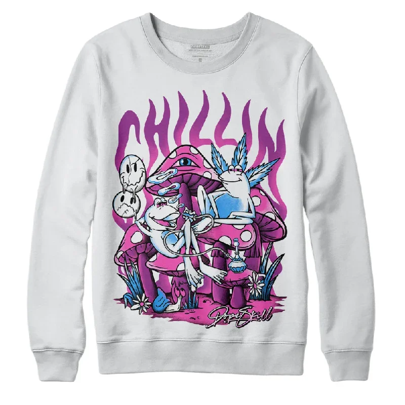 Hyper Violet 4s DopeSkill Sweatshirt Chillin Graphic