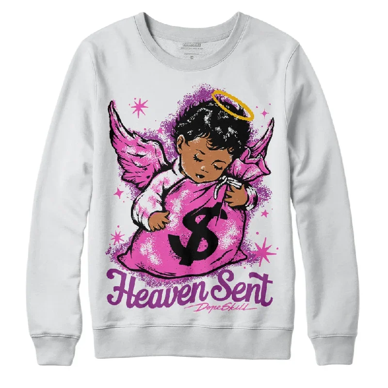 Hyper Violet 4s DopeSkill Sweatshirt Heaven Sent Graphic