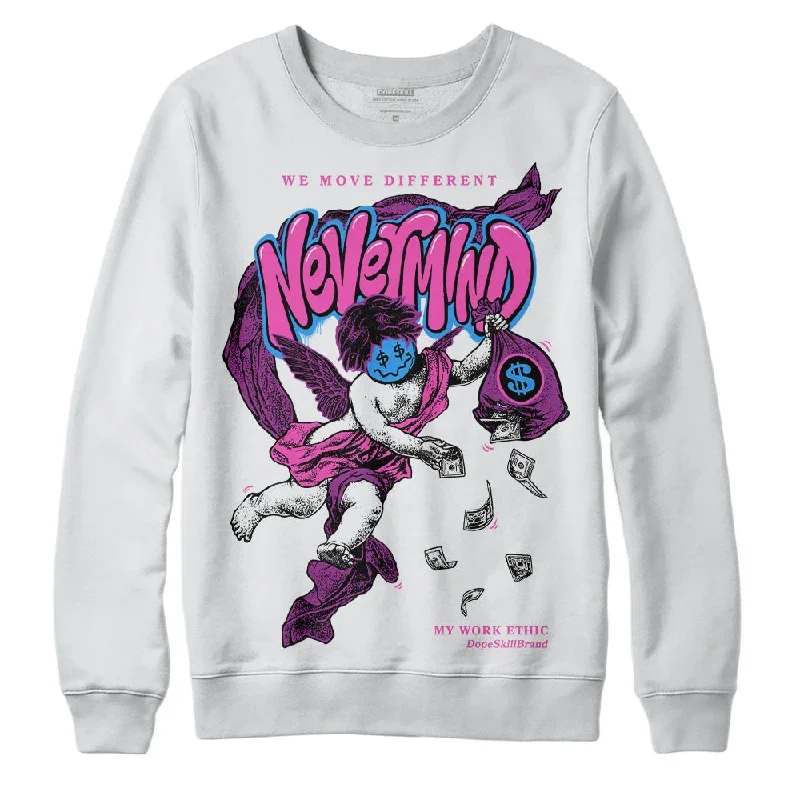 Hyper Violet 4s DopeSkill Sweatshirt Nevermind Graphic