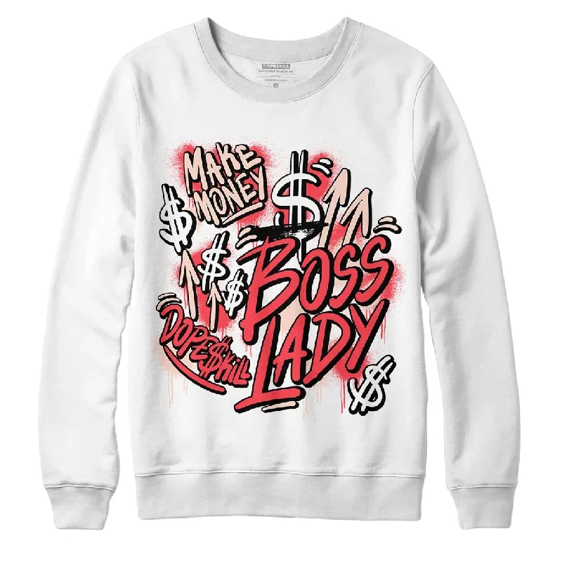 AJ 6 Low Atmosphere DopeSkill Sweatshirt Boss Lady Graphic