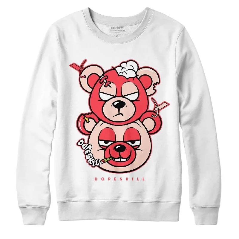 AJ 6 Low Atmosphere DopeSkill Sweatshirt New Double Bear Graphic