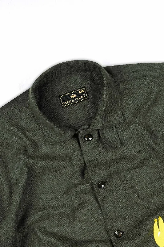 kombu-green-embroidered-flannel-designer-overshirt-cf