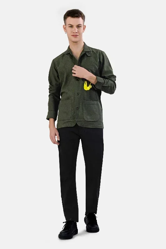 kombu-green-embroidered-flannel-designer-overshirt-cf