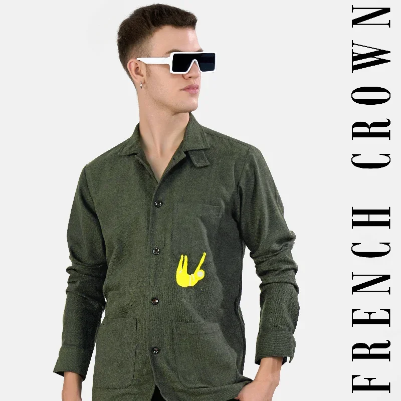 kombu-green-embroidered-flannel-designer-overshirt-cf