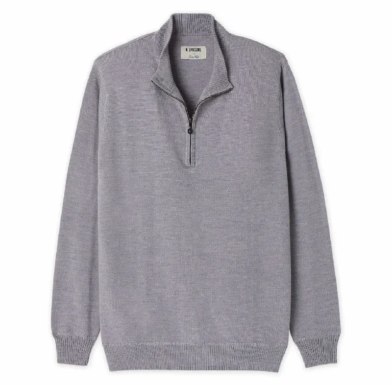 Melbourne Easy-Care Merino Quarter-Zip