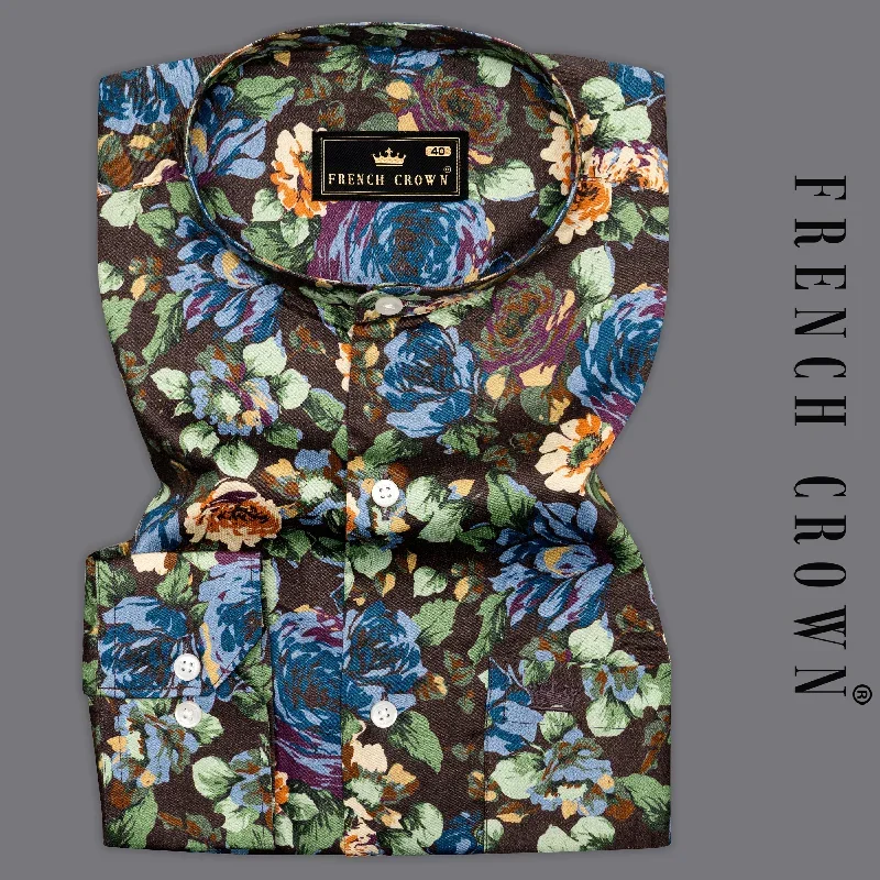 matterhorn-brown-with-multicolour-floral-printed-super-soft-premium-cotton-shirt-bo