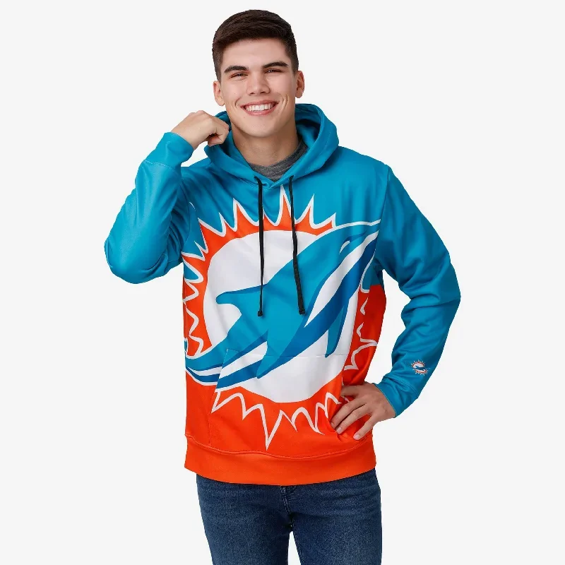 Miami Dolphins Bold Logo Hoodie